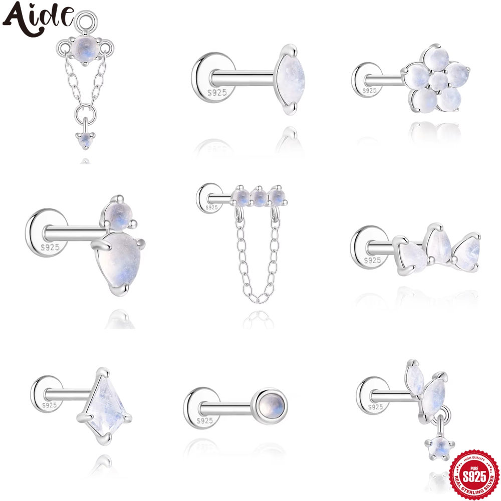 Body Jewelry Ear Piercing - Aide 925 Sterling Silver Ear Bone
