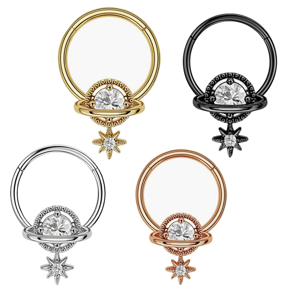 Body Jewelry Cartilage Earrings - Septum Rings Planet Jewelry Surgical Steel