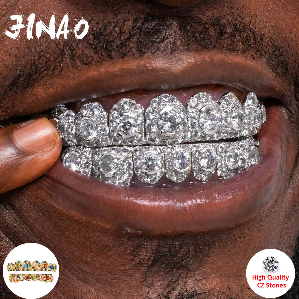 Body Jewelry Lot - JINAO Hip Hop Full Iced Out
