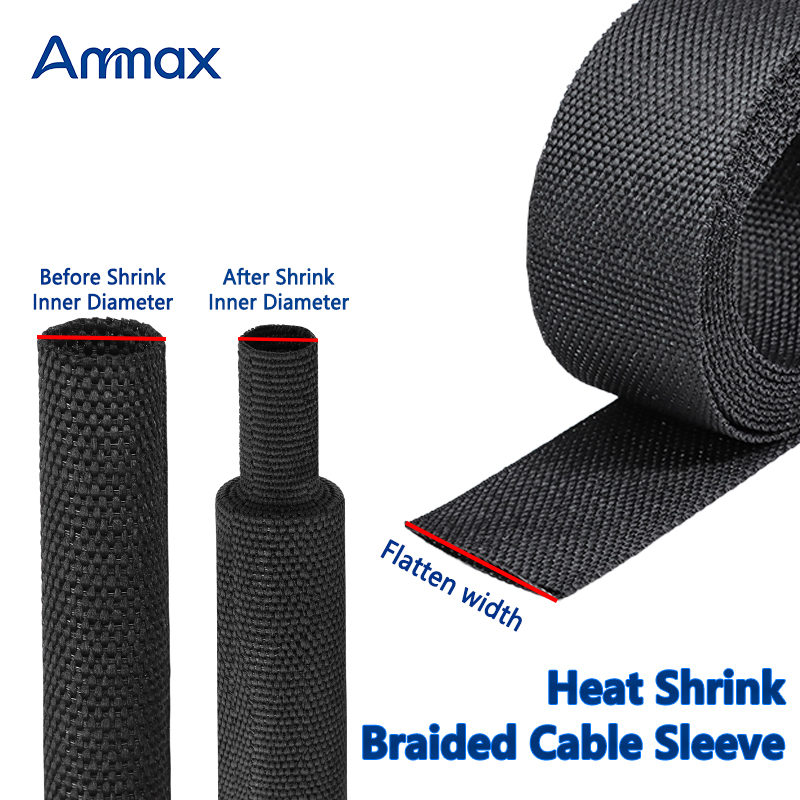 Body Jewelry 4 U - 2-10m 2:1 Heat Shrinkable Braided Sleeves