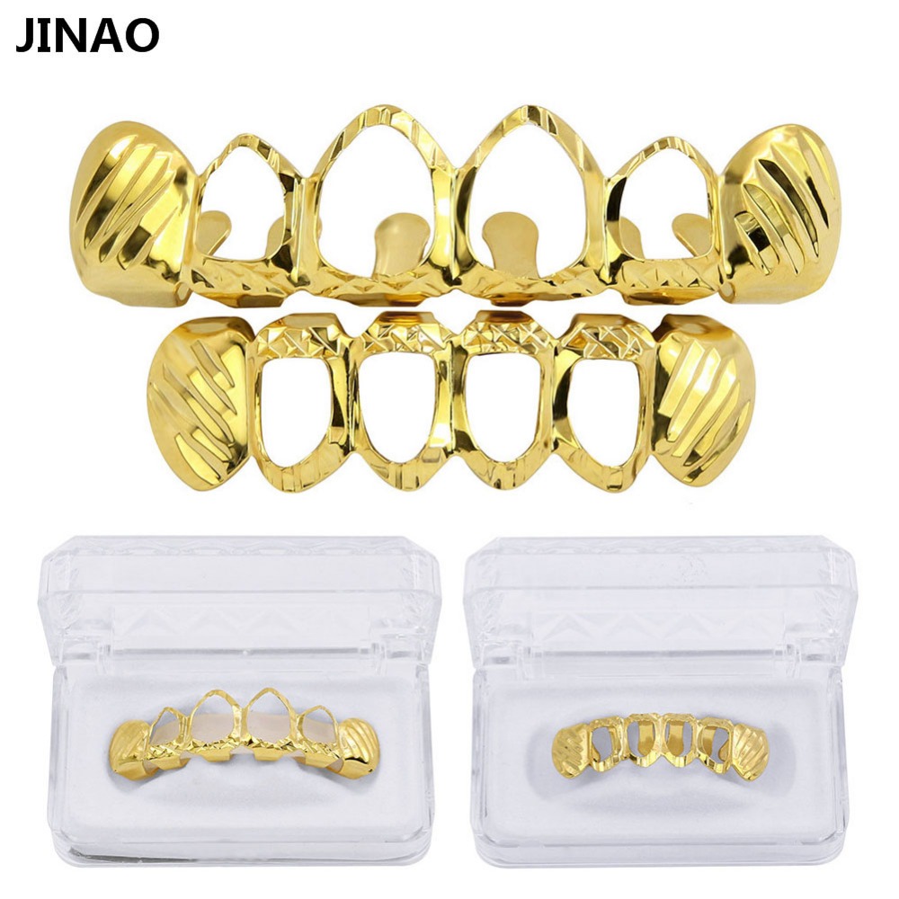 Body Jewelry Lot - JINAO New Fit D-Cut Grillz Set