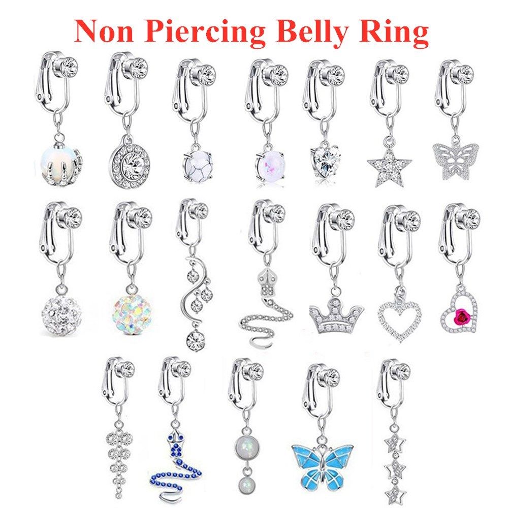 Body Jewelry Cartilage Earrings - Beach Accessories Non Piercing Clip On