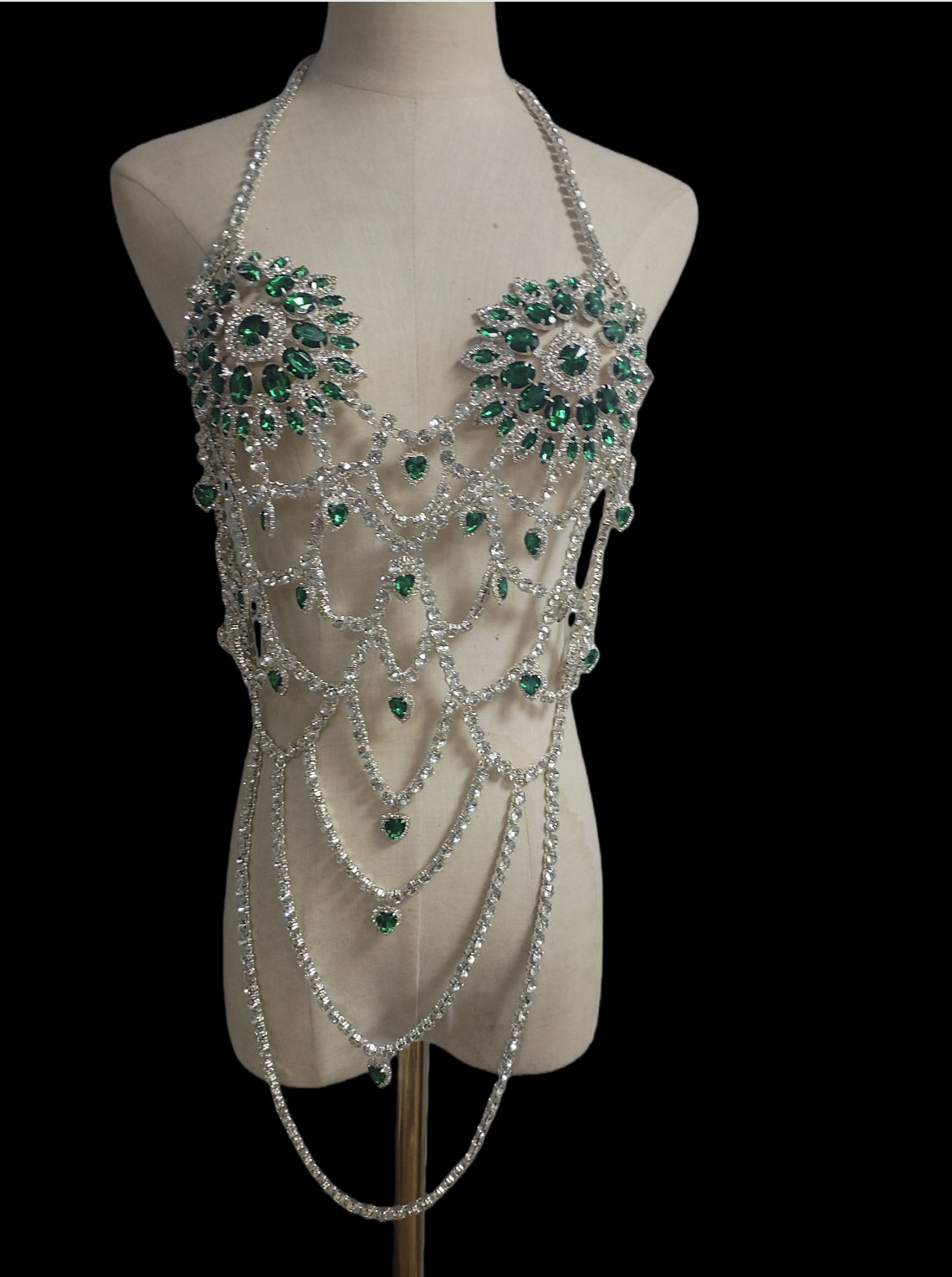 Body Jewelry Metal Types - Sexy Body Chain Woman Bikini Love