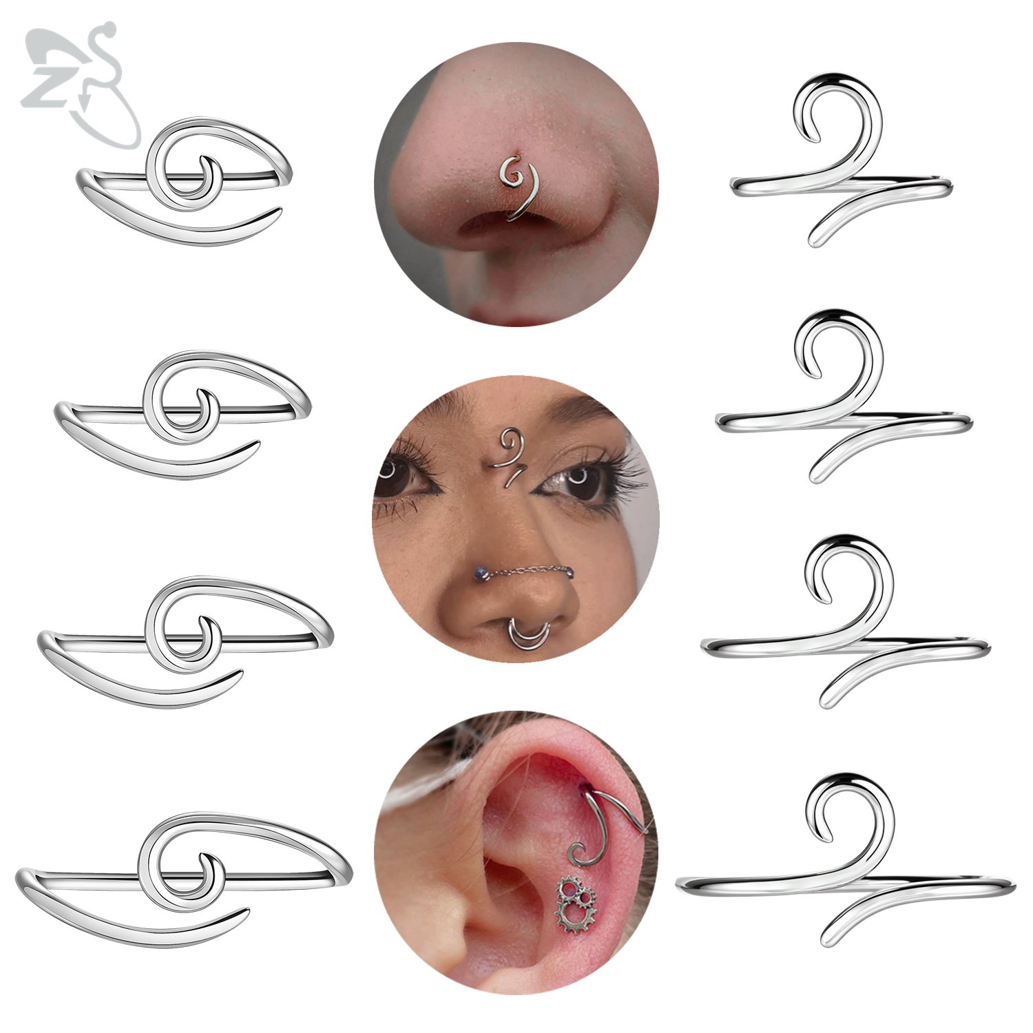 ZS 1 PC 16G 925 Sterling Silve - Zs Body Jewelry review and price