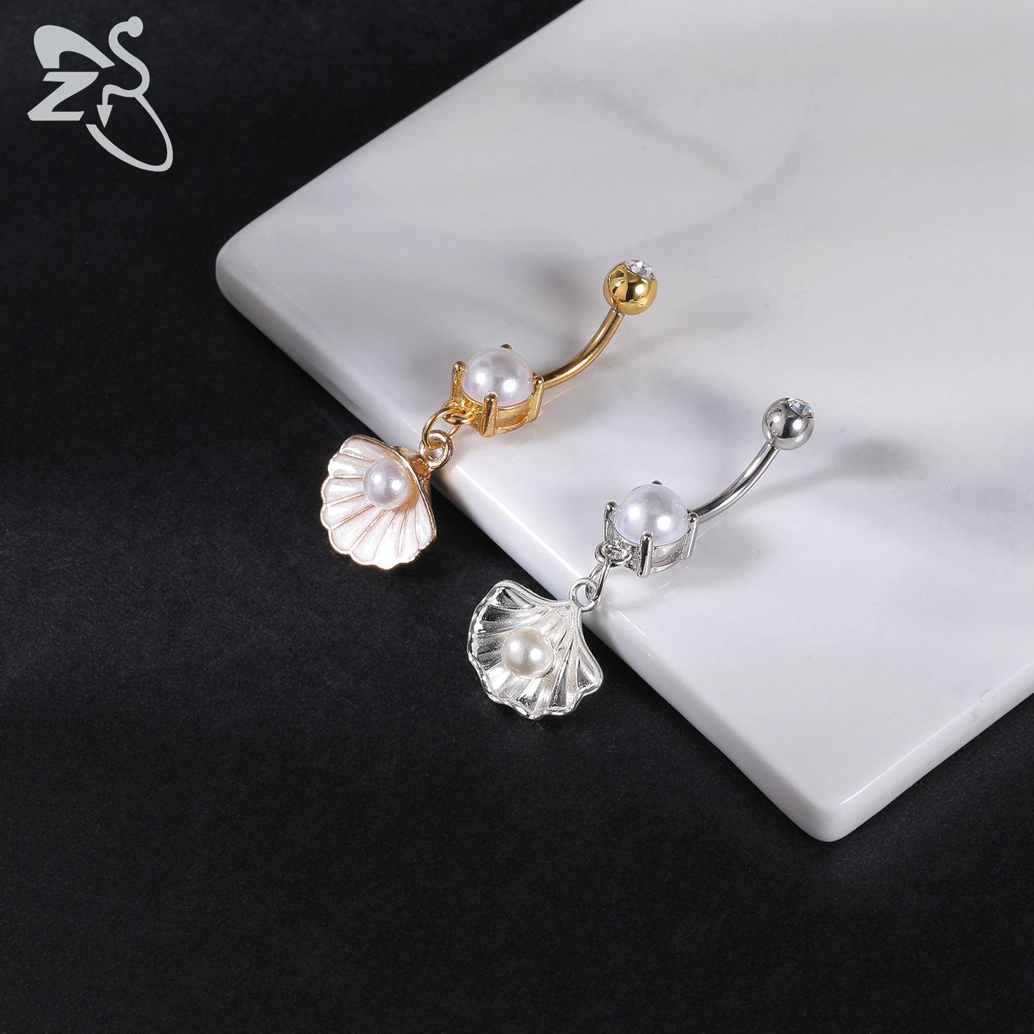ZS 1 PC Cute Shell Pendant Bel - Zs Body Jewelry review and price