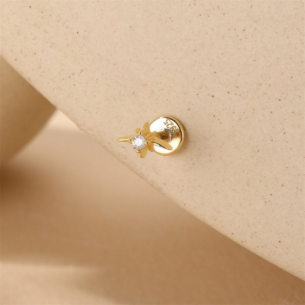 Aide  925 Sterling Silver Ear  - Body Jewelry Ear Piercing review and price