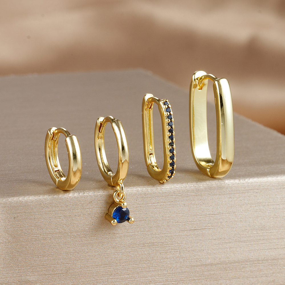 4PCS Luxury Gold Plated U-shap - Body Jewelry Lot review and price