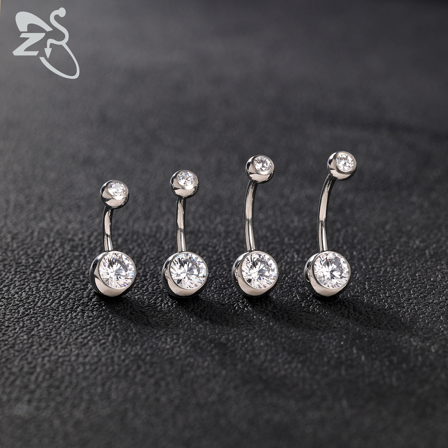 ZS 1PC 14G G23 Titanium Belly  - Zs Body Jewelry review and price