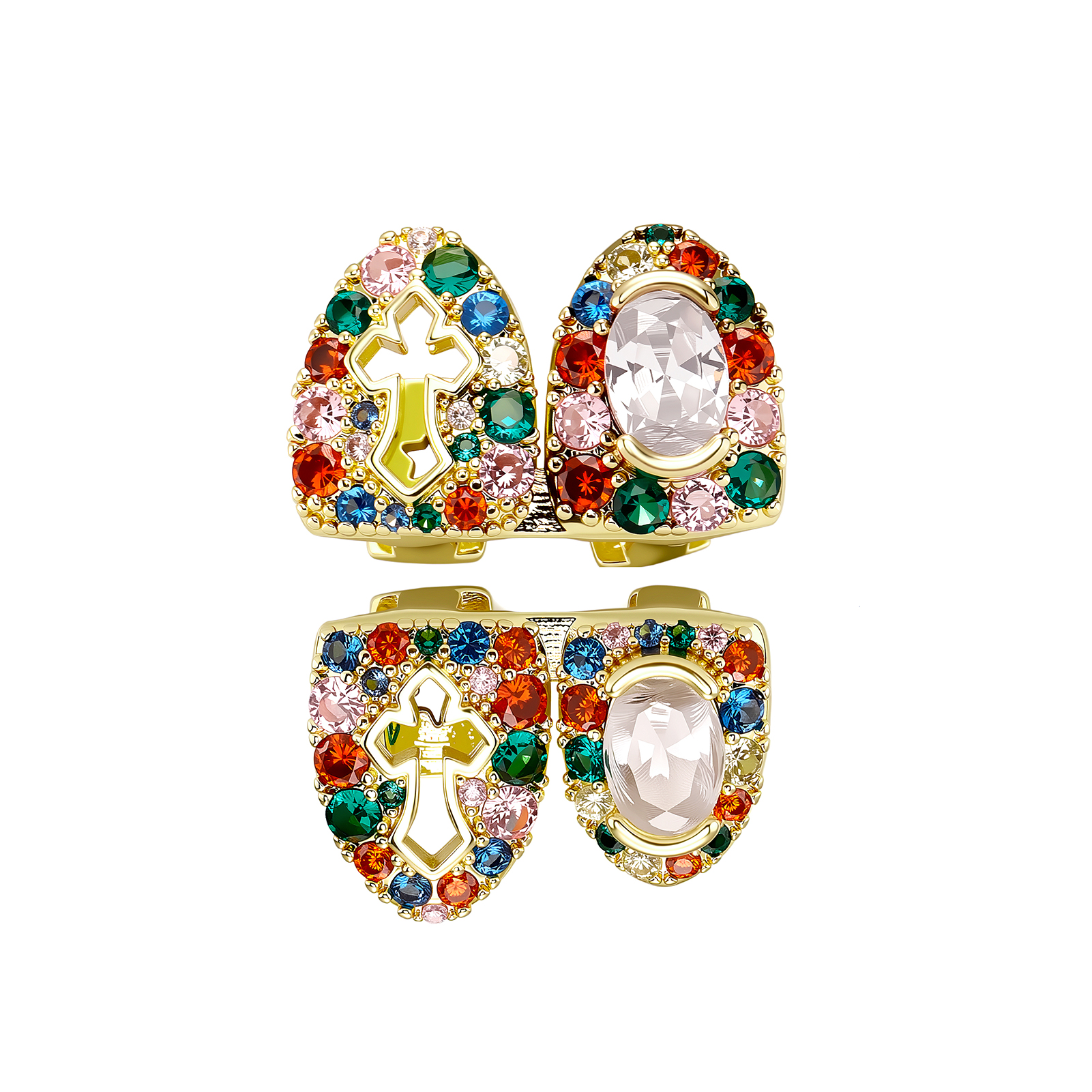 JINAO Hip Hop Upside Double Te - Body Jewelry Lot review and price