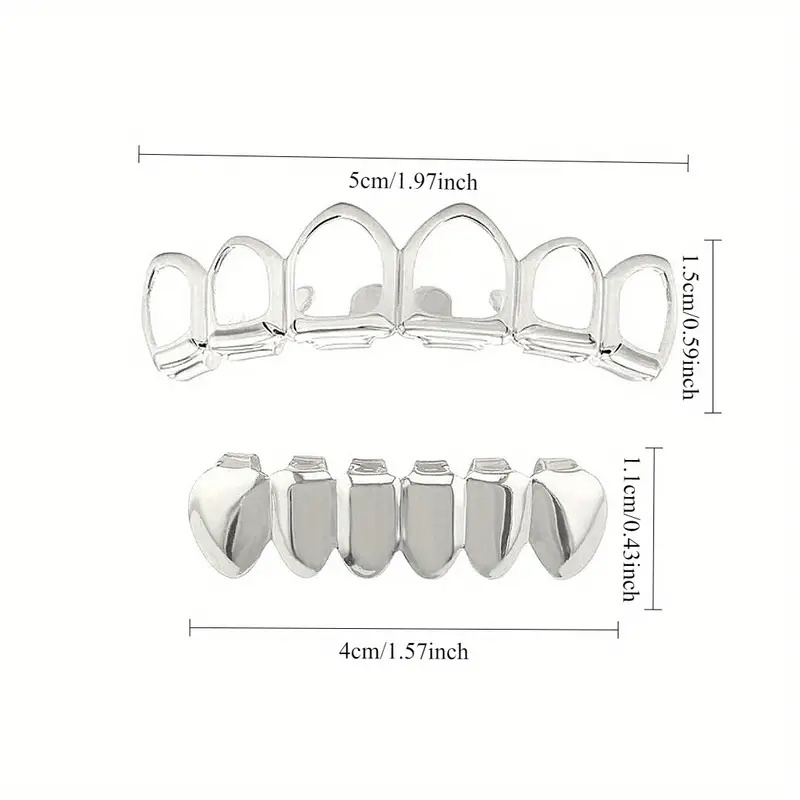 A Set Of Fashionable Six-Tooth - Body Jewelry Lot review and price