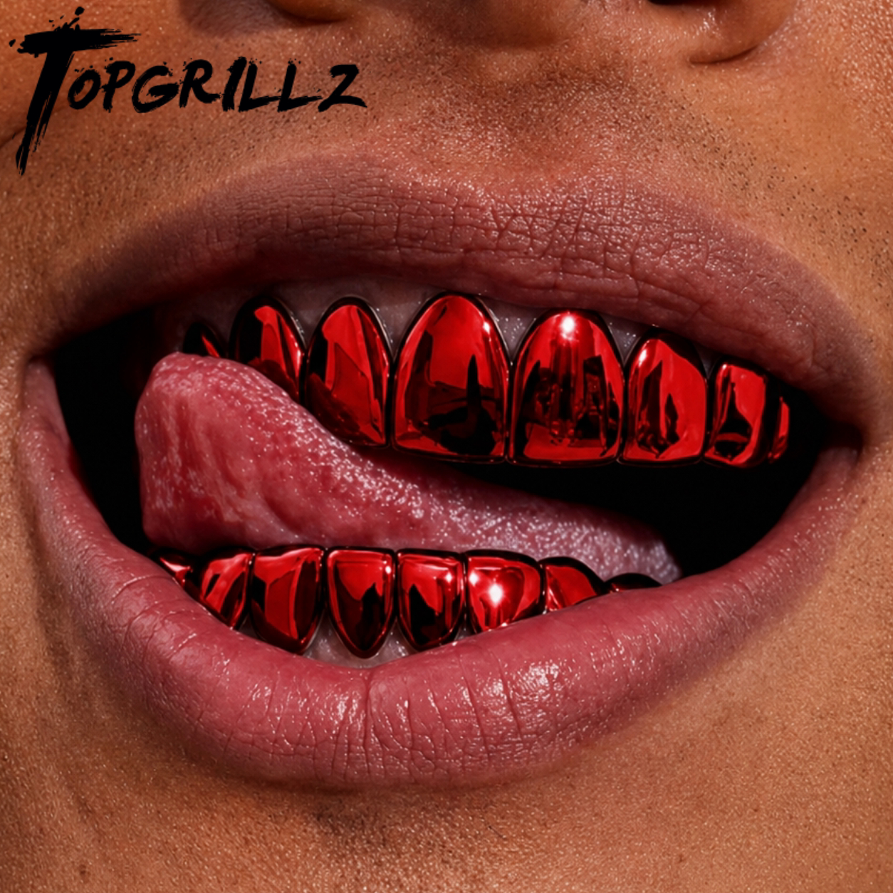 TOPGRILLZ Red Mirror Hip Hop G - Body Jewelry Lot review and price