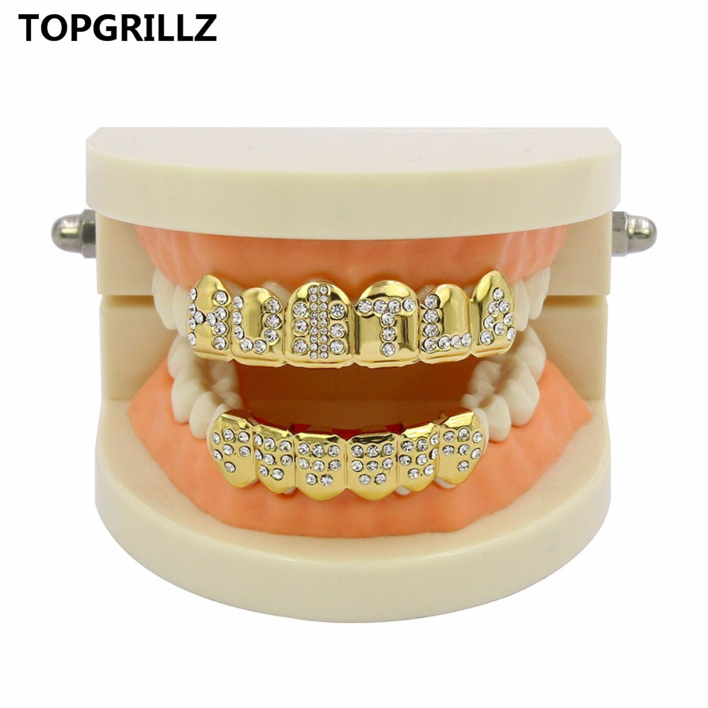 TOPGRILLZ Gold Color Plated Ic - Body Jewelry Lot review and price