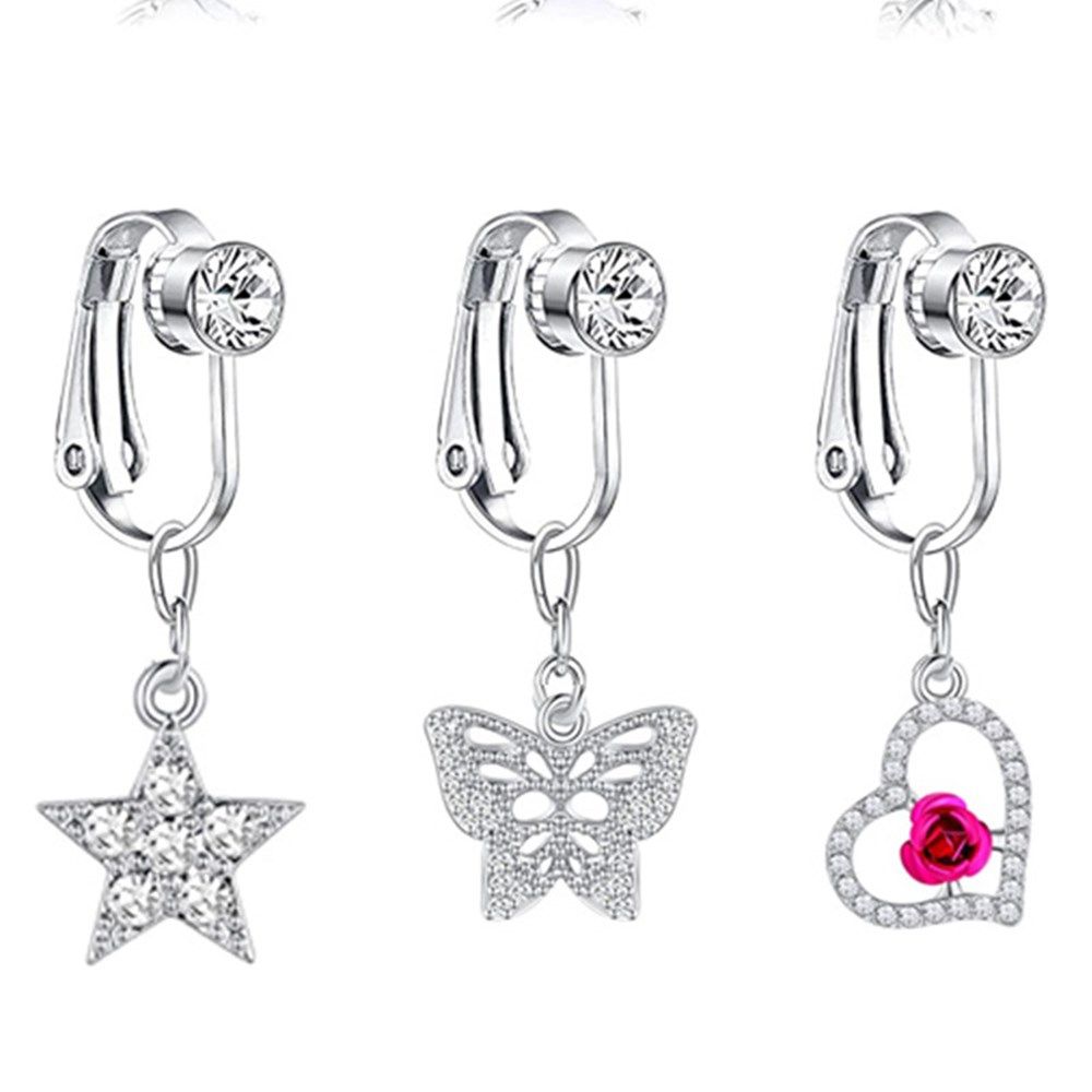 Accessories Clip On Earrings C - Body Jewelry Cartilage Earrings review and price
