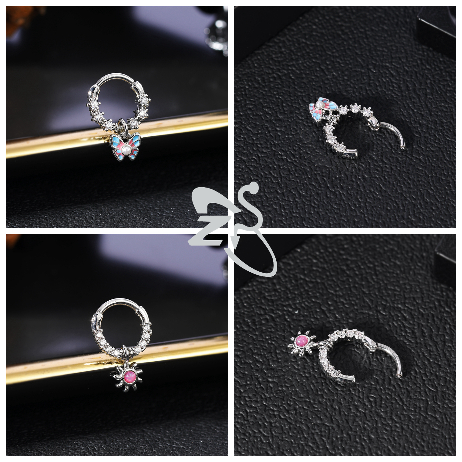 ZS 1 Piece Cute 16G Stainless  - Zs Body Jewelry review and price