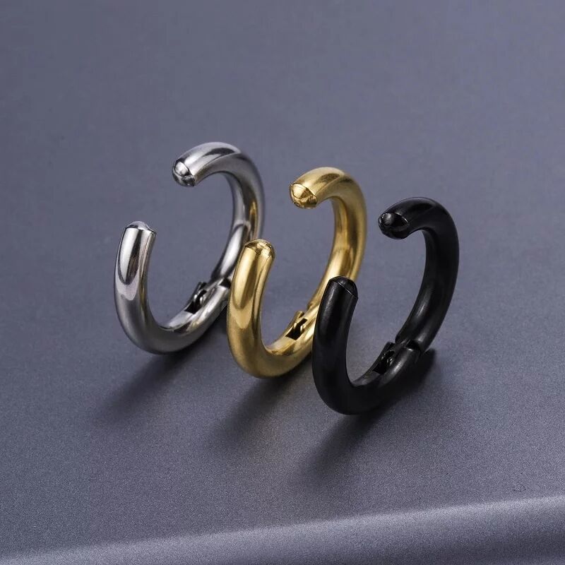 2/6Pcs Fake Huggie Hoop Earrin - Body Jewelry Cartilage Earrings review and price