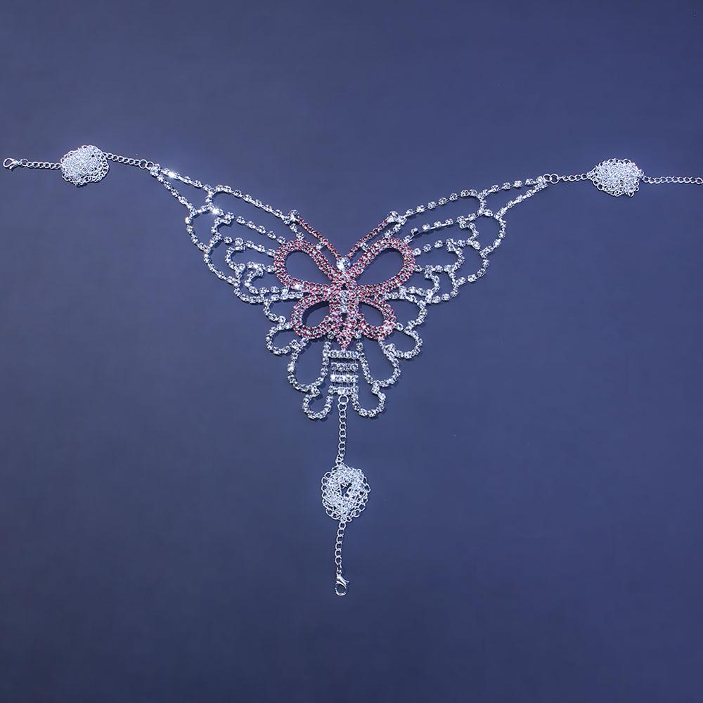 Sexy Butterfly Rhinestone Chai - Body Jewelry Lot review and price