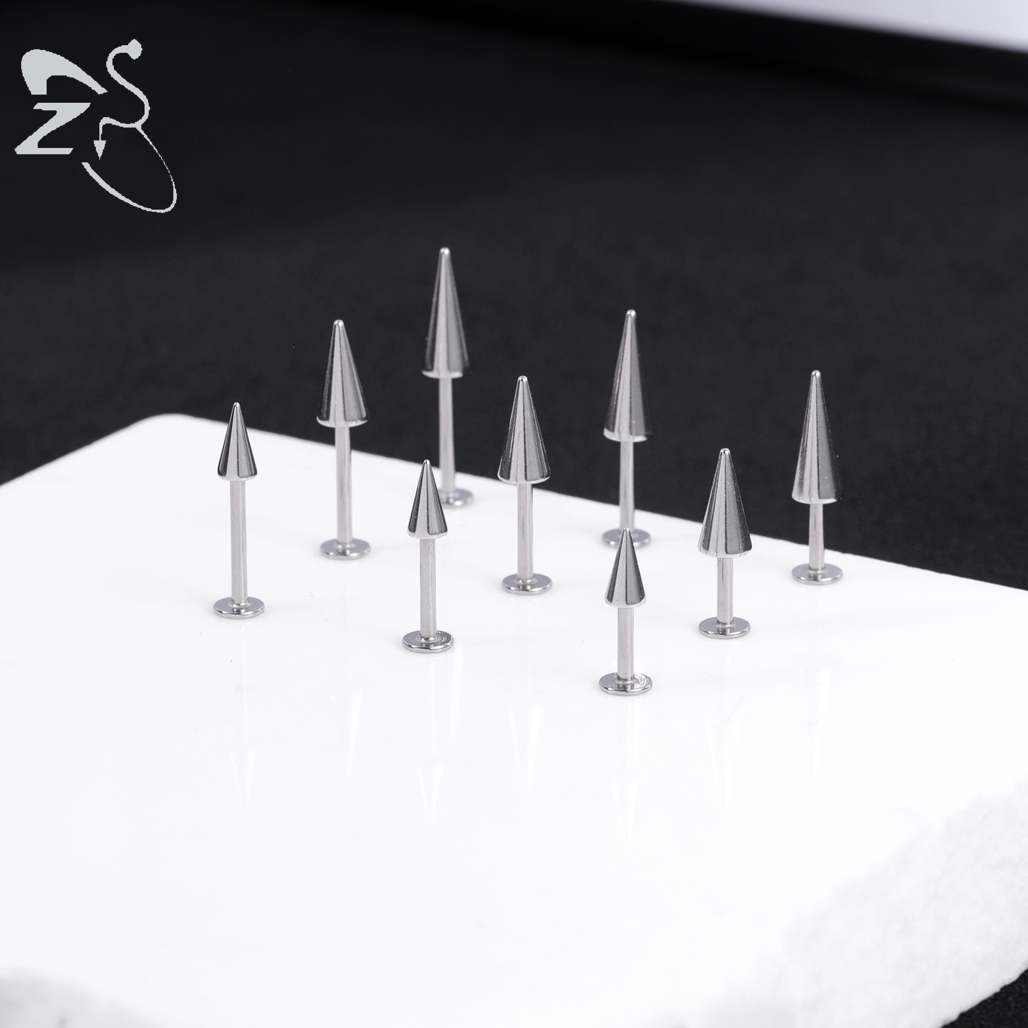 ZS 3pcs/lot 16g Cone Spike Lab - Zs Body Jewelry review and price