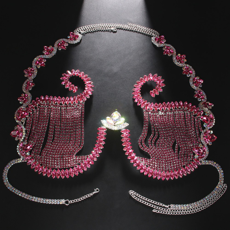 Women Body Chest Chain Sexy To - Body Jewelry Metal Types review and price