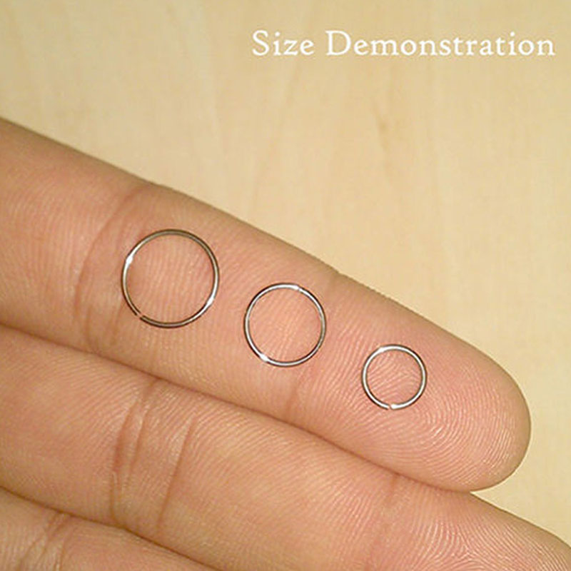 925 silver nose ring lip ring  - Body Jewelry Cartilage Earrings review and price