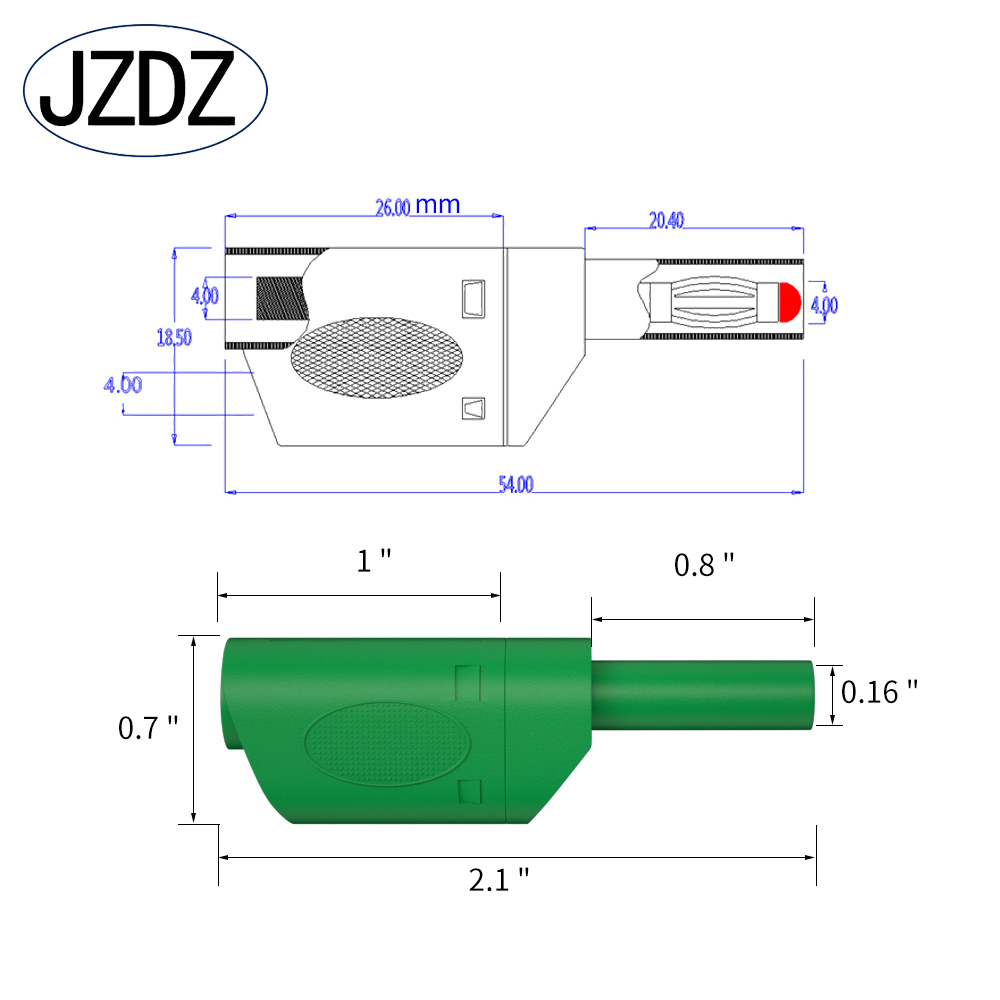 JZDZ 5PCS 4MM Banana Plug Safe - Body Jewelry 4 U review and price