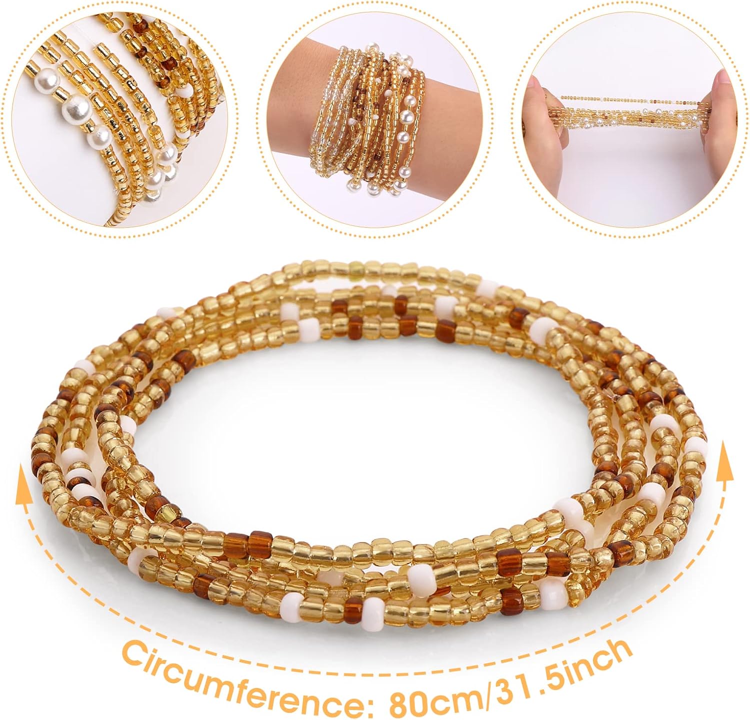 Waist Beads for Women Belly Be - Body Jewelry Lot review and price