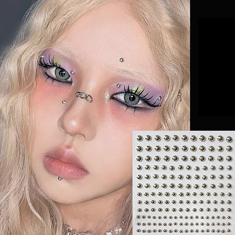 Diamond Sticker Fake Nose Stud - Body Jewelry Ear Piercing review and price