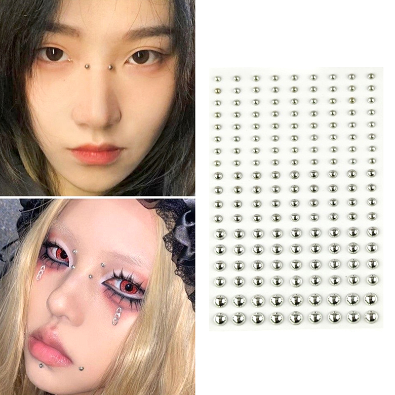 Diamond Sticker Fake Nose Stud - Body Jewelry Ear Piercing review and price