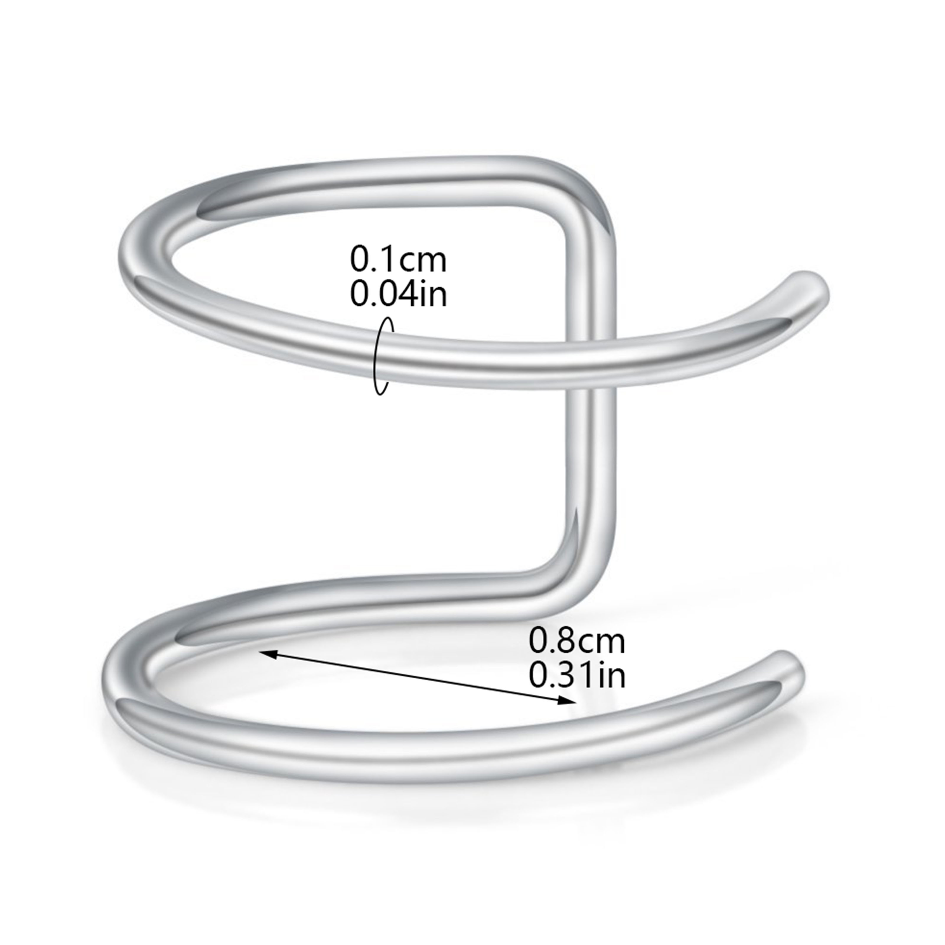 2pcs New No-Piercing Ear Cuffs - Body Jewelry Cartilage Earrings review and price
