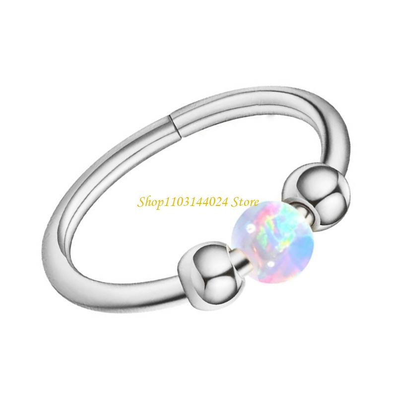 N5KE Opal Beaded Nose Ring Hoo - Body Jewelry Cartilage Earrings review and price