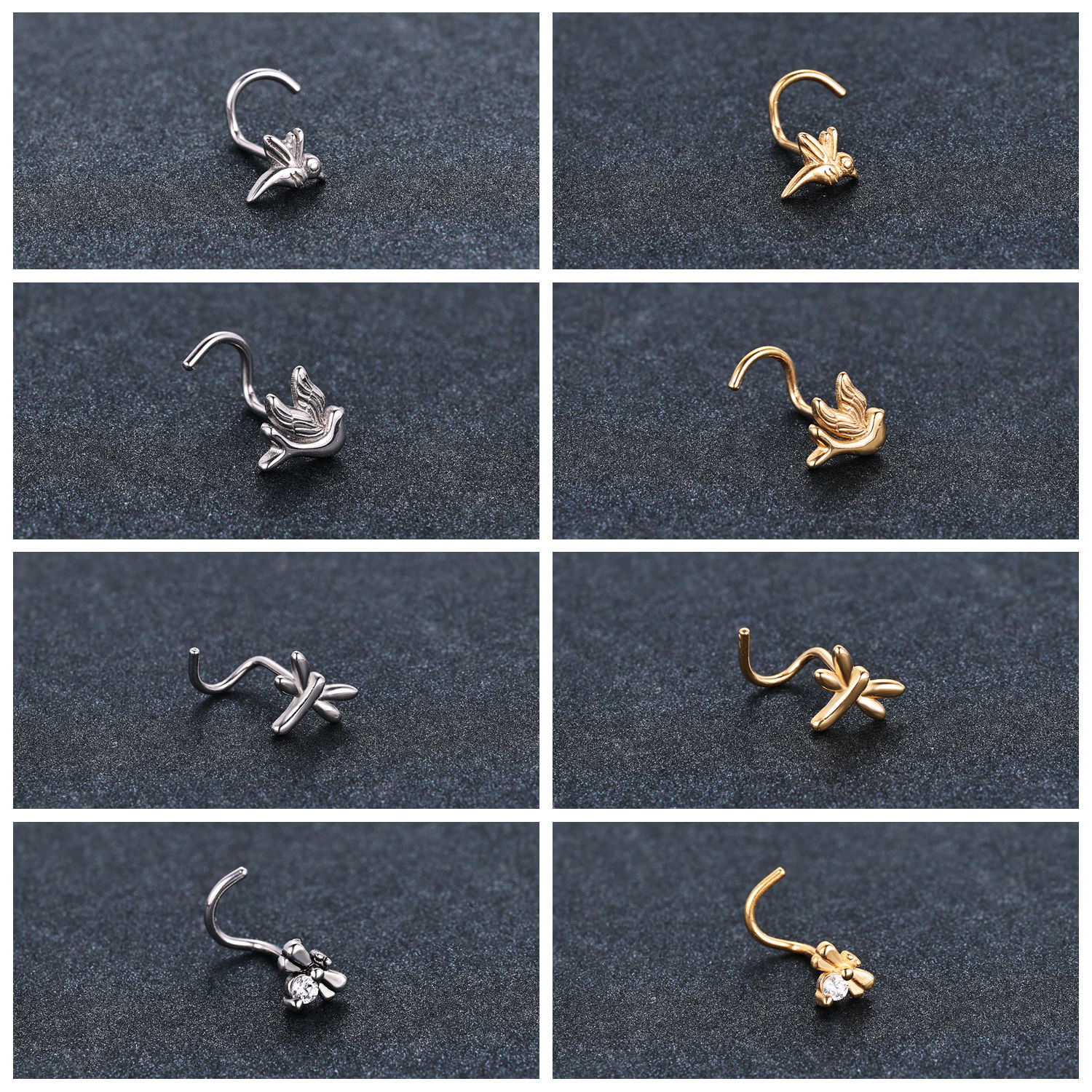 ZS 1PC Gold Color 316L Stainle - Zs Body Jewelry review and price