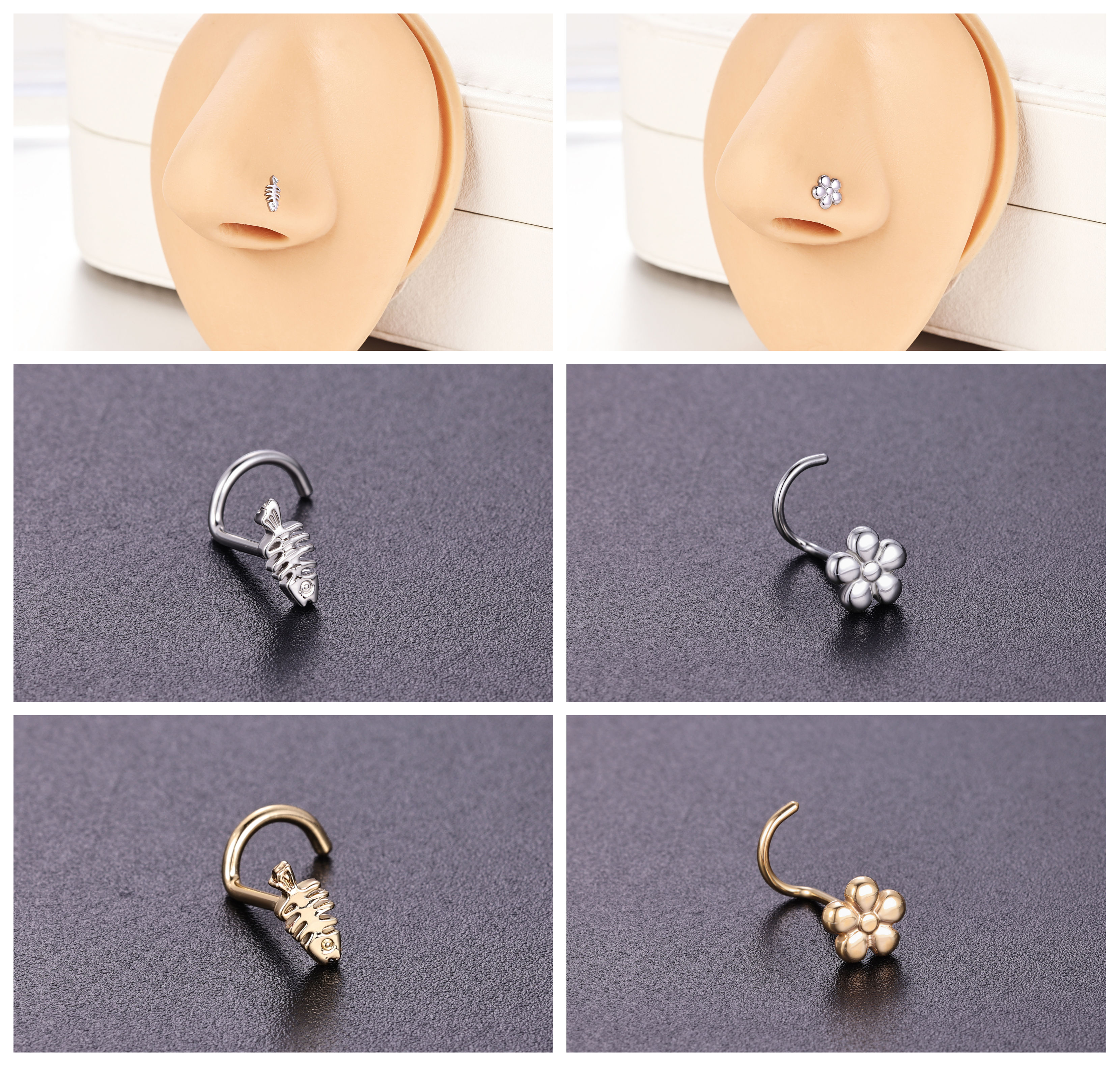 ZS 1PC Gold Color 316L Stainle - Zs Body Jewelry review and price