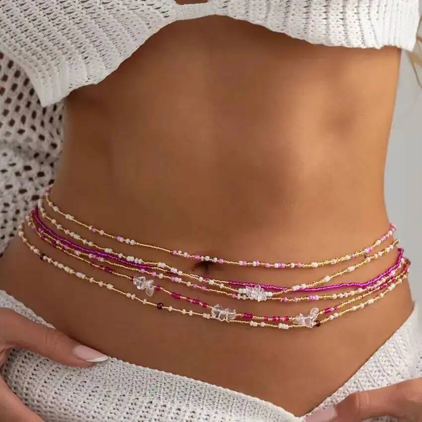 SHIXIN 6Pcs/Set Boho Colorful  - Body Jewelry Lot review and price